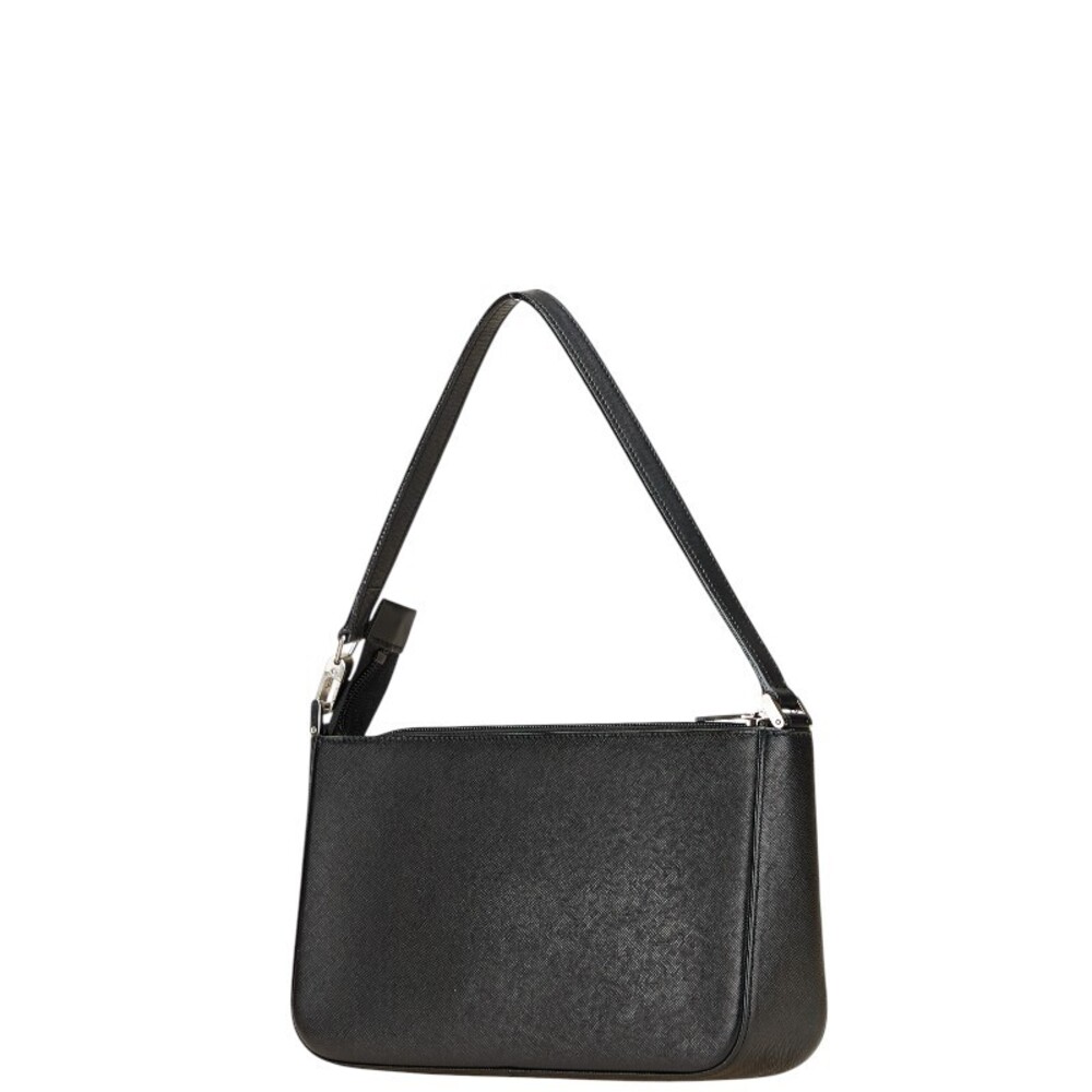 Burberry Nova Check Hobo Shoulder Bag Black Leather - Picture 2 of 9